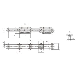 corrente transportadora para elevador