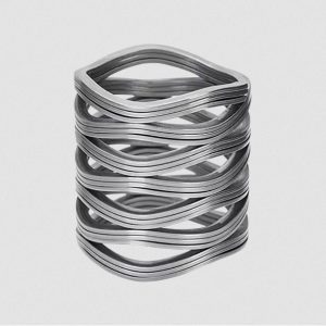 mola ondulada entrelaçada