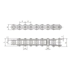 corrente de transmissão de motocicleta