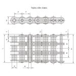 Correntes de rolos para serviços pesados
