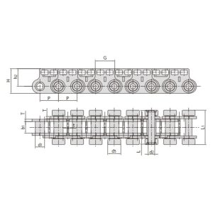 correntes para equipamentos de painéis à base de madeira