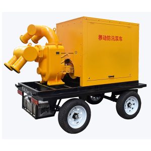 Bomba de água e lama a diesel móvel