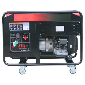 Gerador a gasolina monofásico e trifásico de potência igual