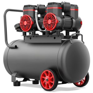 Compressor de ar sem óleo de cabeça dupla