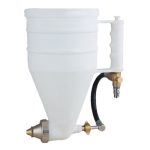 Pistola de pulverização com bico de funil