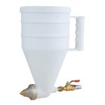 Pistola de pulverização com bico de funil