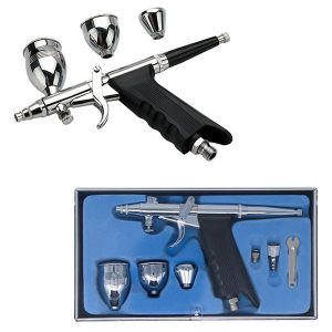 aerógrafo de ação única com alimentação por gravidade