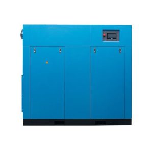 Compressor de ar de parafuso de dois estágios com VFD de ímã permanente