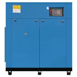 Compressor de ar de parafuso de duas fases com conversão de frequência PM