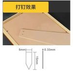 Pregador pneumático para molduras