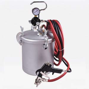 pistola pulverizadora com tanque pressurizado