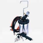 pistola pulverizadora com tanque pressurizado