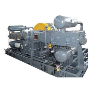 Compressor alternativo montado em skid