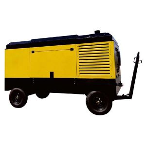 Compressor de ar rotativo de parafuso a diesel rebocável