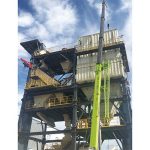 Planta de produção de areia seca tipo torre