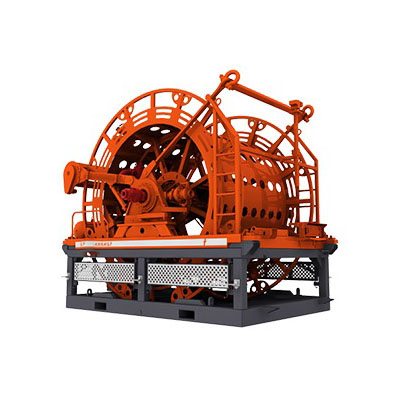 carretel de tubagem enrolada