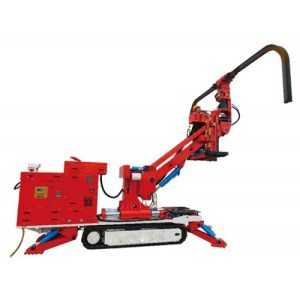 Veículo manipulador subterrâneo de suporte de arco