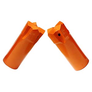 Comparação entre a broca cónica cruzada e outras brocas para rocha