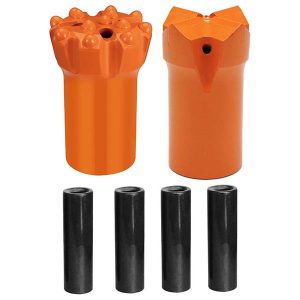 Broca com botão de retração com rosca R32