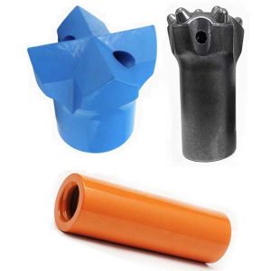 Boca em cruz com botão R35 e manga de acoplamento