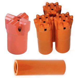 Broca com botão de retração roscada T45