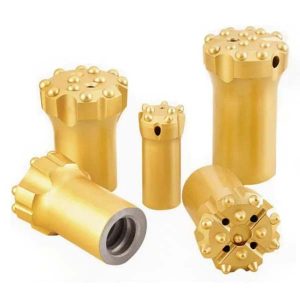 broca de botão roscada